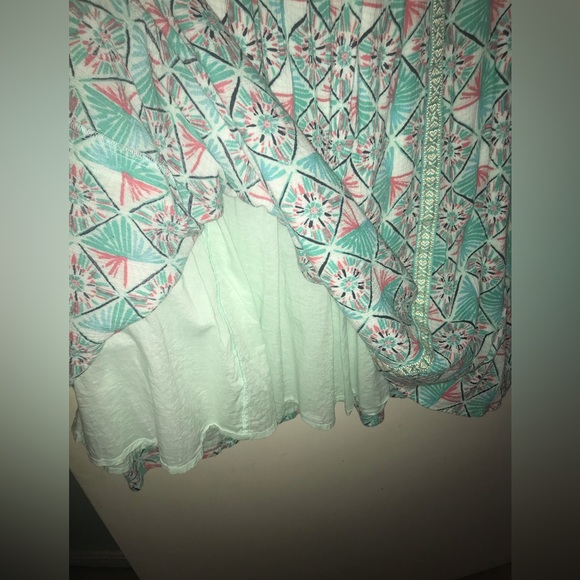 Crown👗Ivy Teal BoHo Dress - Picture 9 of 12